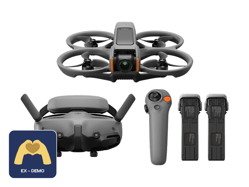 Ex-Demo DJI Avata 2 Fly More Combo (Three Batteries)